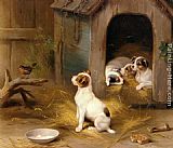 The Puppies by Edgar Hunt